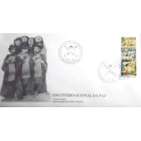 1986 FDC 403 Ano Internacional da Paz