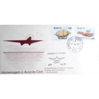 1977 FDC 1009 Aviação Civil