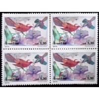 1986 BR C 1532 Pássaros e Flores M QD