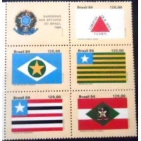 1984 BR C 1425 Bandeiras IV M set