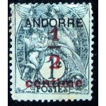 1931 AD FR 0001   Stamps from France with Overprint ½ N