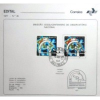 1977 Sesquicentenário do Observatório Nacional