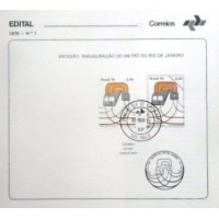 1979 10 Anos da ECT Serviços do Correio