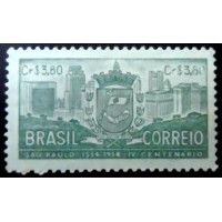 1954 C 0331 Brasão de Armas SP Tintado N