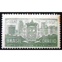 1954 C 0331 Brasão de Armas SP A  N Branco