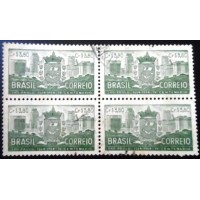 1954 C 0331 Brasão de Armas SP A Branco U QD