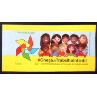 2021 Chega de Trabalho Infantil autoadesivo