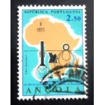 1971 AO 0580 Map of Angola 2.50 U