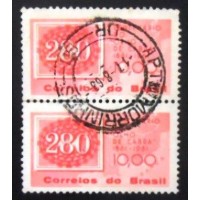 1961 C 0466 Selos Coloridos 280 U PR