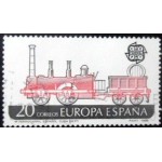 1988 Locomotive of the First Spanish Railway Line in Cuba