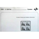 1983 Edital 003 Frei Vicente Borgard C 1369 NS