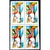 1983 BR C 1330 Mundial Feminino de Basquete vermelho M QD