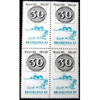1983 BR C 1335 Brasiliana 83 30 Réis M QD