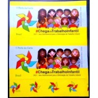 2021 Chega de Trabalho Infantil autoadesivo