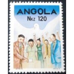 1992 AO 0906 Free Elections in Angola 120 M