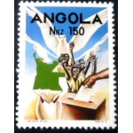 1992 AO 0907 Free Elections in Angola 150 M