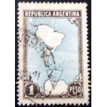 1937 AR 0427 South America Map Without Borderlines 1 U SEV