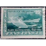 1951 AR 0586 President Peron 25 U