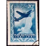 1951 AR 0588 Douglas DC4 and Andean condor U