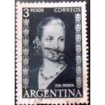 1952 AR 0606 Eva Perón 3 U