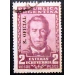 1957 AR 0089 Esteban Echeverría ovpt 2 D U