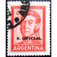 1961 José Francisco de San Martín ovpt. 4 D