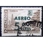 1962 AR 0803 Overprint Aéreo 5.60 pesos U