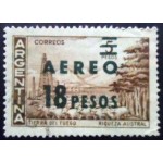1962 AR 0804 Overprint Aéreo 18 pesos U