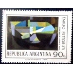 1974 AR 1167 Homenaje a la Gruta Azul by Emilio Pettoruti U