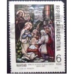 1975 AR 1250 Stained Glass of the Church of Nueva Pompeya U