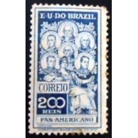 1909 C 0009 Selo Panamericano N