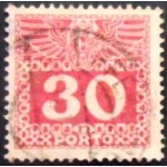 1908 AT 0042 Imperial coat of arms & digit 30 U sev