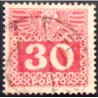 1908 Imperial coat of arms & digit 30