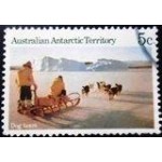 1984 AQ 0063 Dog Team Pulling Sledge U