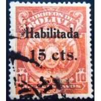 1923 Coat of Arms surcharged 15