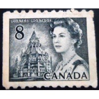 1971 Queen Elizabeth II and Library of Parliament 8 CX
