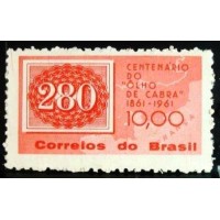 1961 C 0466 Selos Coloridos 280 M
