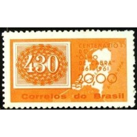 1961 C 0467 Selos Coloridos 430 M