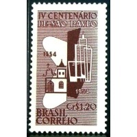 1954 C 0328 4º Centenário São Paulo 1.20  M