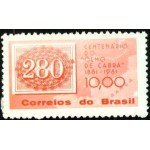 1961 C 0466 Selos Coloridos 280 U