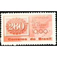 1961 C 0466 Selos Coloridos 280 U