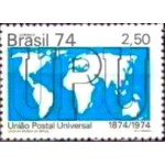 1974 C 0858  Centenário da UPU M
