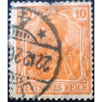 1920 Germania with the imperial crown, hatched background 10
