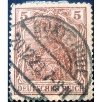 1920 Germania with the imperial crown, hatched background 5