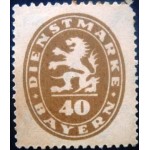 1920 Lion and value in oval 40