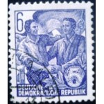 1957 Workers join hands