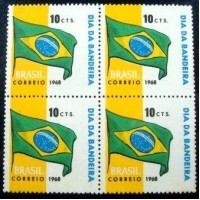 1968 C 0619 Bandeira Nacional M QD