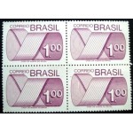 1974 R 0552 Tipo Gravura 1 M QD