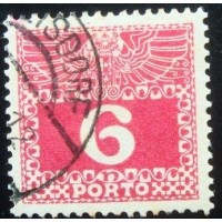 1908 Imperial coat of arms & digit 6