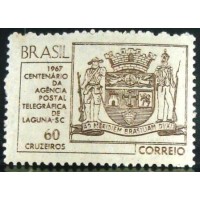 1967 C 0563 Agência Postal de Laguna N